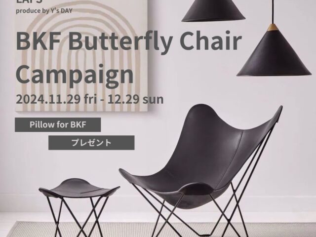 BKF Butterfly Chair キャンペーンのお知らせ