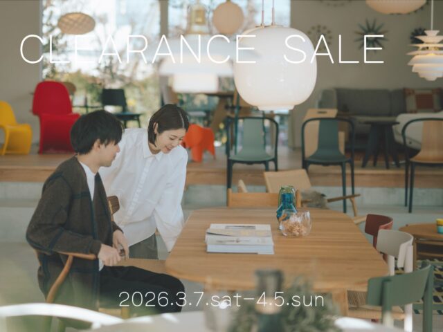 CLEARANCE SALE 開催のお知らせ